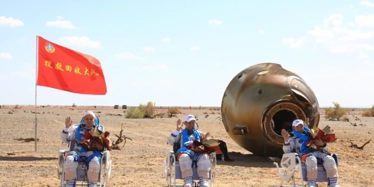 Shenzhou-12 astronauts return to Earth from space station mission