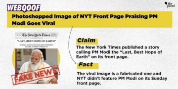 Indian PM faces backlash at home over fake US media coverage