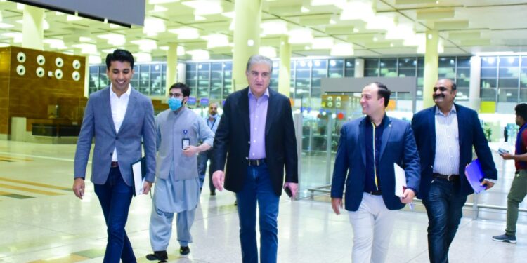 FM Qureshi leaves for NY to attend the 76th Session of UNGA