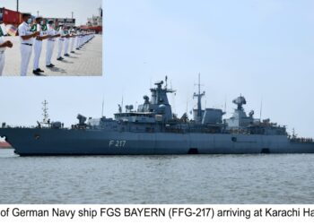 German Navy Ship FGS Bayern Visits Pakistan