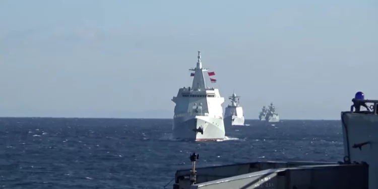 Russian, Chinese warships hold joint patrols in Pacific
