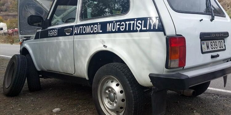 Azerbaijani civilian convoy attacked by Armenian armed groups