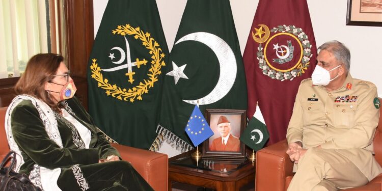 EU Ambassador, Pakistan’s COAS discuss bilateral relations, regional security & Afghan situation