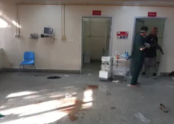 15 killed and 34 wounded in twin blasts outside Hospital in Kabul