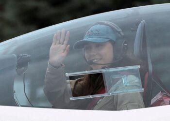 Zara Rutherford lands at her first asian stop