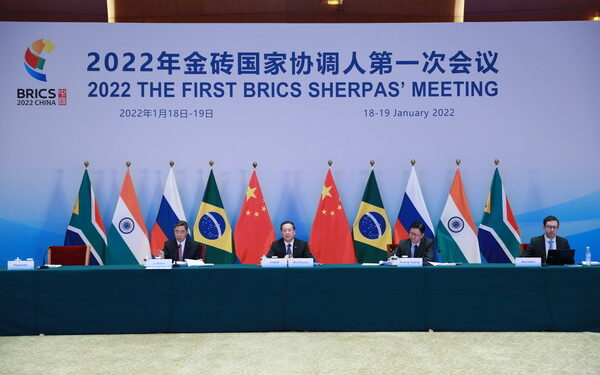 China holds 1st BRICS Sherpas’ meeting in preparation for June 2022 summit