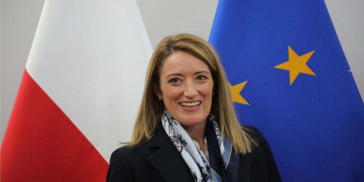Roberta Metsola becomes third woman to head EU parliament