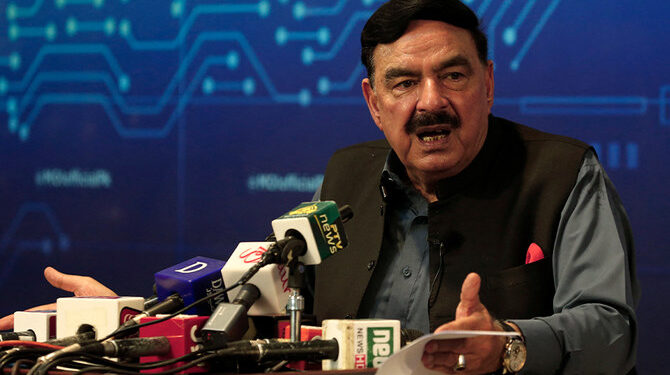 India adamant to destabilise Pakistan, says Interior Minister Sheikh Rashid