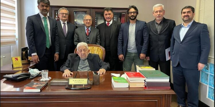 Kashmiri delegation visits the prestigious Turkish think-tank, ESAM