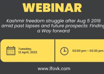 Advisory opinion should be sought over Kashmir from International Court of Justice, experts assert during a webinar