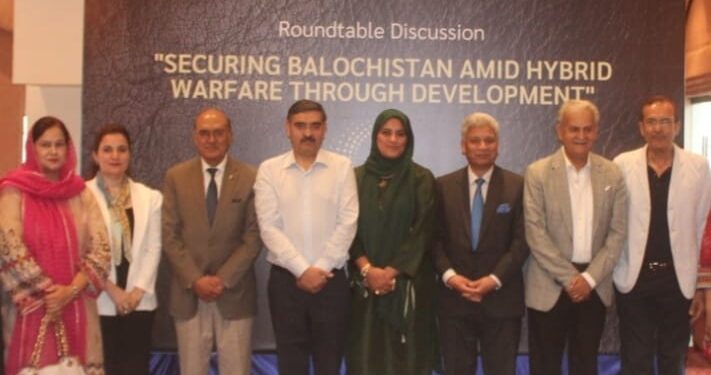 Balochistan a test case of hybrid warfare against Pakistan, experts assert during a round table on Balochistan security organized by IICR