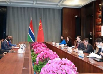 Chinese FM meets Gambian counterpart