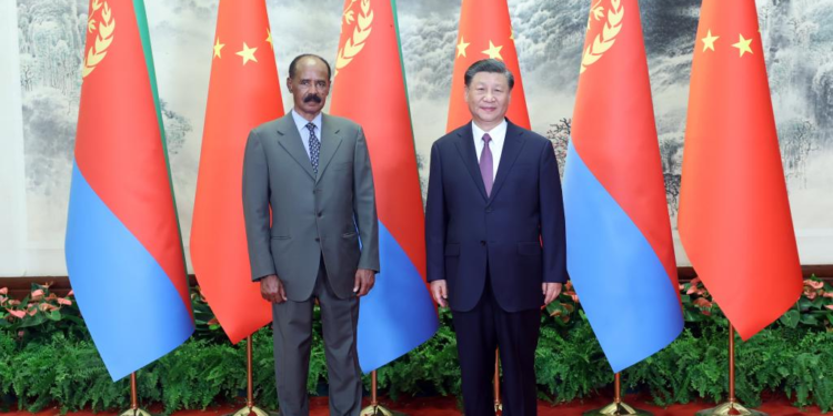 Xi holds talks with Eritrean president