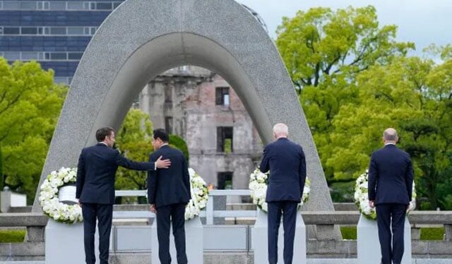 G7 leaders visit Hiroshima memorial in shadow of new threats