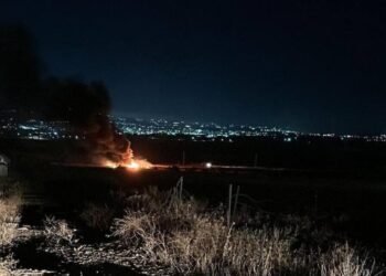 Three Palestinians killed as Israeli drones strike West Bank city