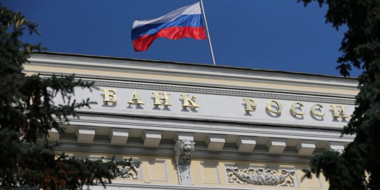 Russian central bank hikes key rate after ruble falters