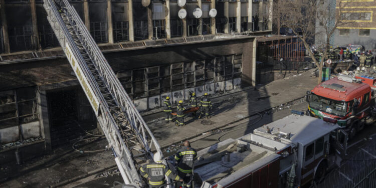 Building fire in S. Africa kills more than 70