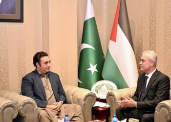 Bilawal Bhutto visits Palestine embassy to show solidarity with Palestinians