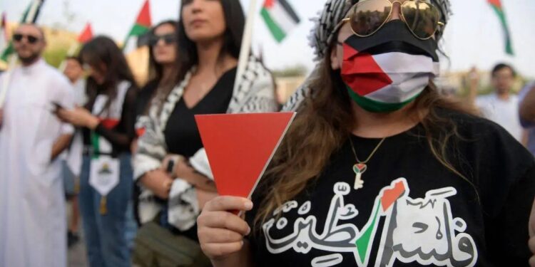 One Small, Red Triangle: Palestine, We Are Finally Looking 