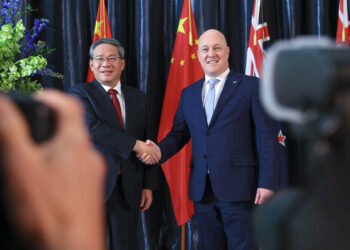 China’s Premier Li in New Zealand for talks with prime minister