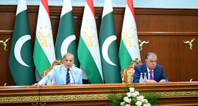 PM Shehbaz wants expansion of bilateral trade between Pakistan, Tajikistan through enhanced connectivity
