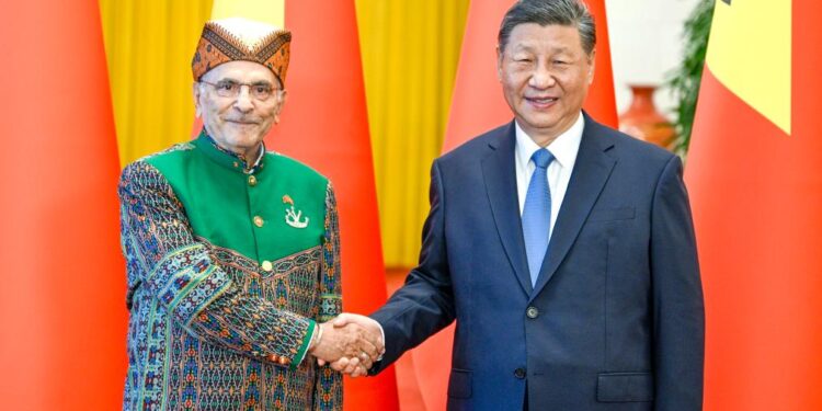 Xi holds talks with Timor-Leste president, urges promoting bilateral ties