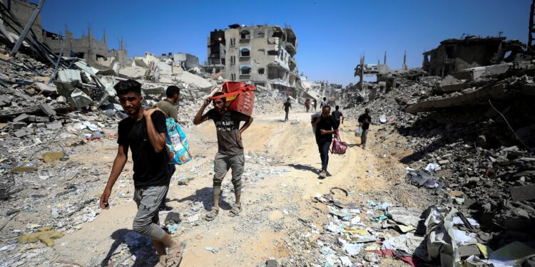 New Israeli evacuation orders halt UN aid operation in war-shattered Gaza