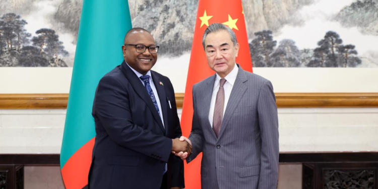 Chinese FM holds talks with Zambian counterpart