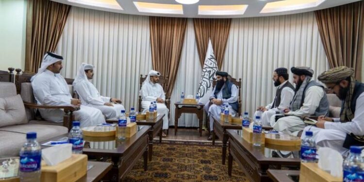 Acting Interior Minister Meets with New Qatari Chargé d’Affaires for Afghanistan