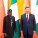 Chinese, Nigerian presidents announce elevation of bilateral ties