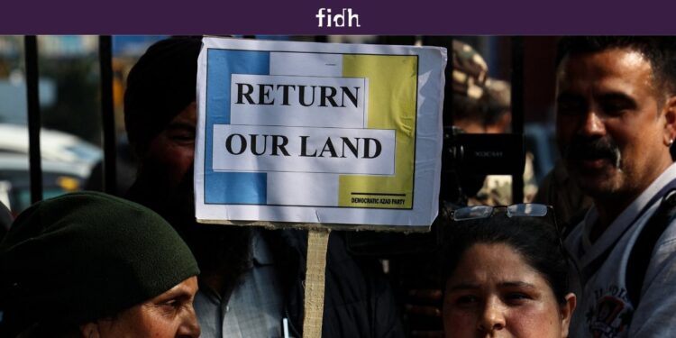 Alarming land acquisition in IIOJK post-2019: FIDH highlights risks to Kashmiri identity