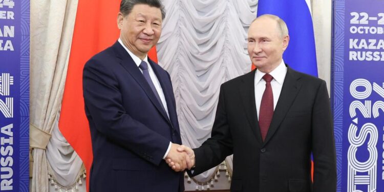 Xi says China, Russia find right way for neighboring major countries to get along with each other