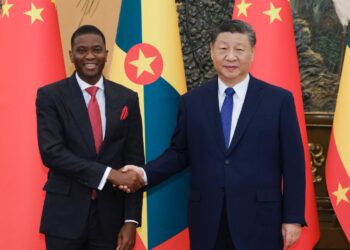 Xi meets Grenadian PM, calls for advancing bilateral ties