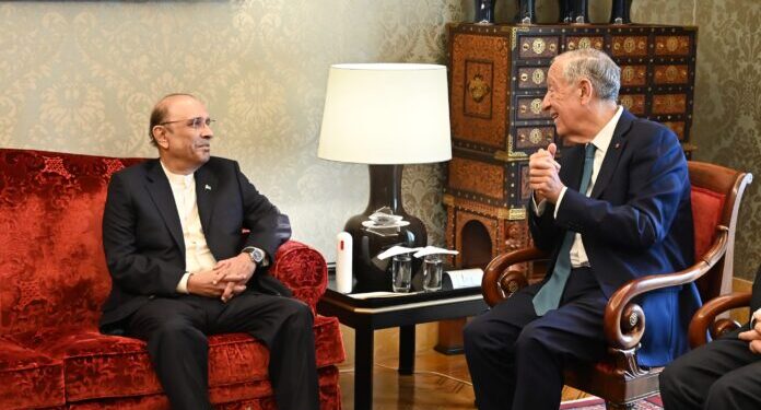 President Asif Zardari, Portuguese President discuss ways to deepen bilateral cooperation