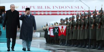 Turkish President Erdogan welcomes Indonesian counterpart Subianto to Ankara