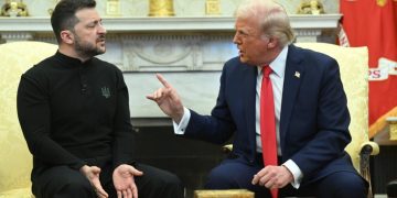 Zelensky returns to site of stunning Oval Office shouting match