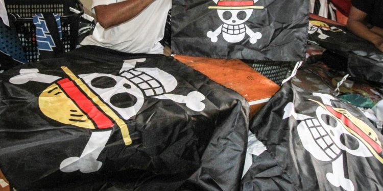Indonesia cracks down on pirate protest flag