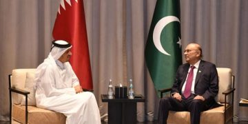 President Zardari offers expansion of defence collaboration to Qatari emir