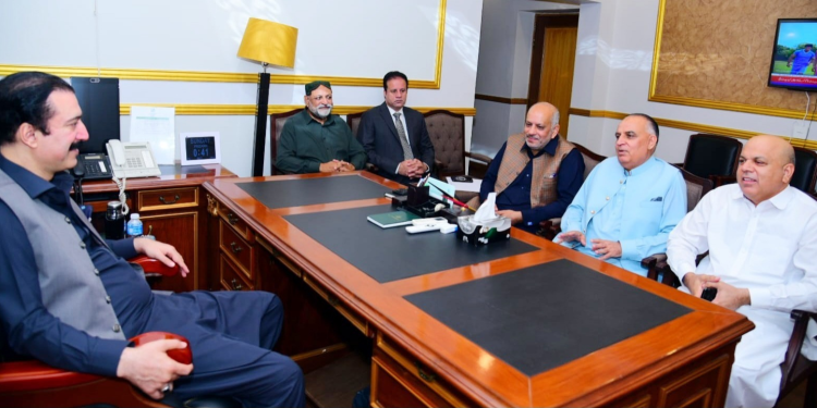 PM AJK Rathore meets Taj Mughal, discusses development and political stability